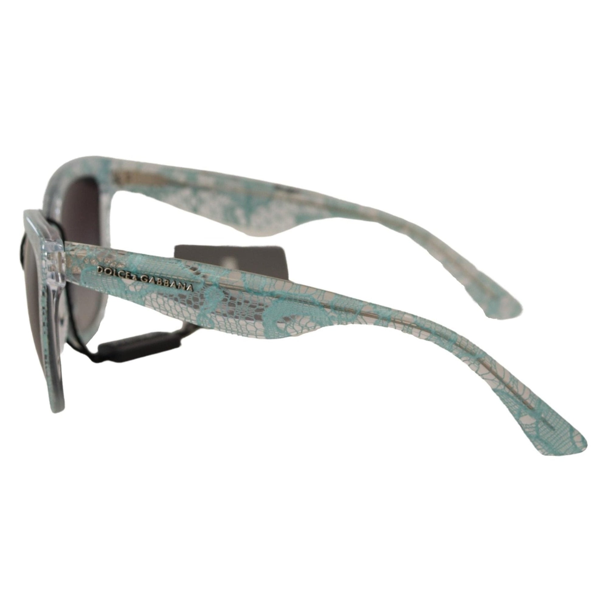 Dolce &amp; Gabbana Sicilian Lace Crystal Acetate Sunglasses