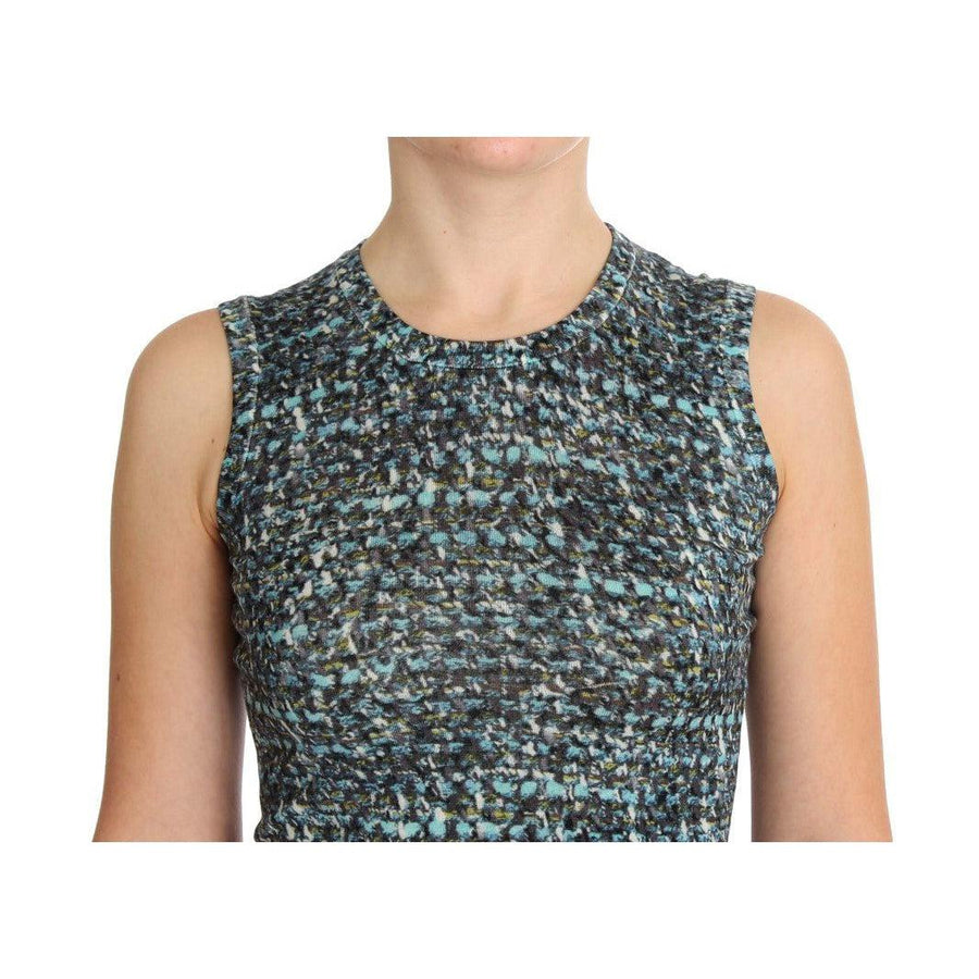 Dolce & Gabbana Elegant Blue Wool Vest Pullover Top