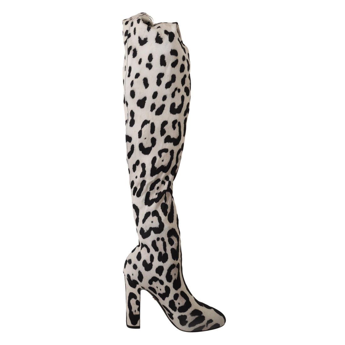 Dolce & Gabbana Chic Leopard High-Heel Over-Knee Boots