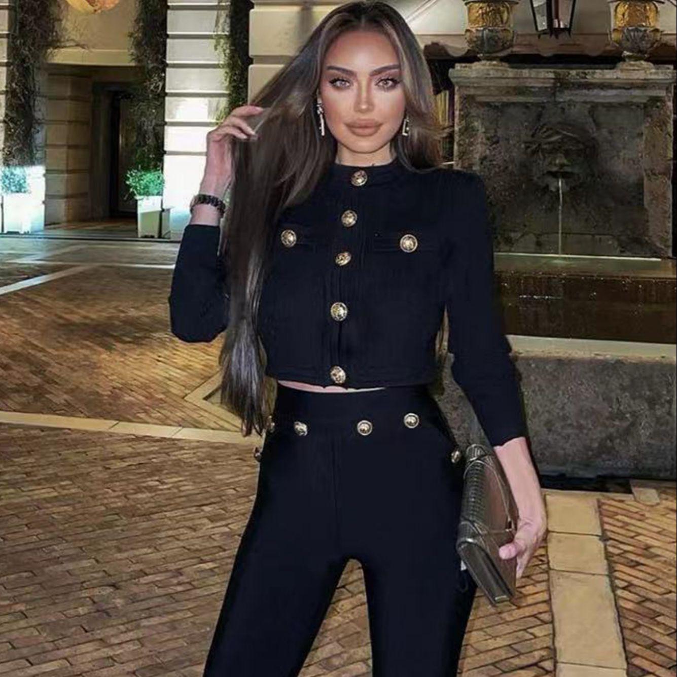 Ensemble Noir Deux pièces Look Monaco - Paris Deluxe