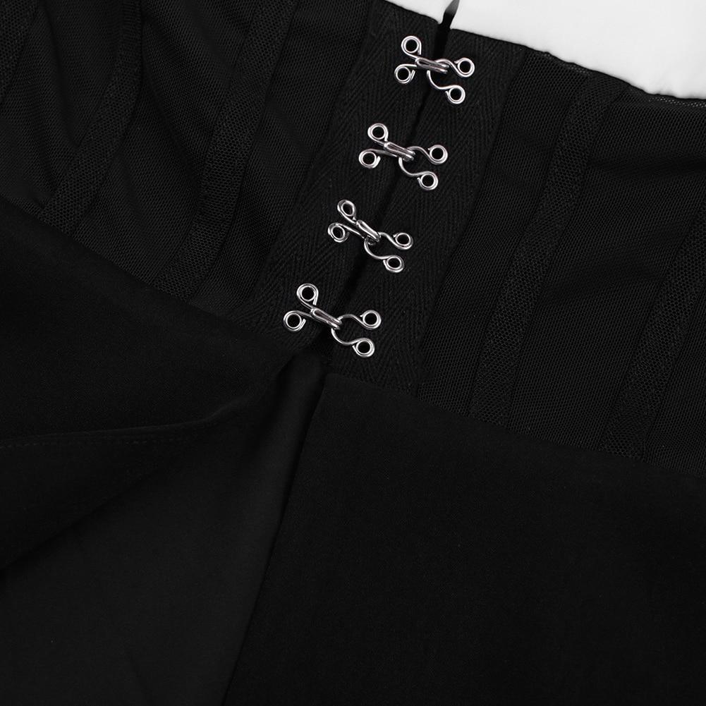 Ensemble Tailleur Noir Fermeture En Crochet Coupe Regular - Paris Deluxe