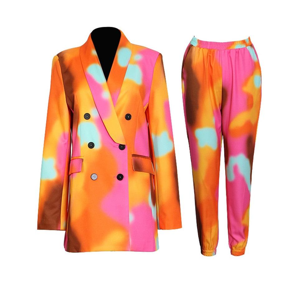 Ensemble Tailleur Serré aux Chevilles - Paris Deluxe