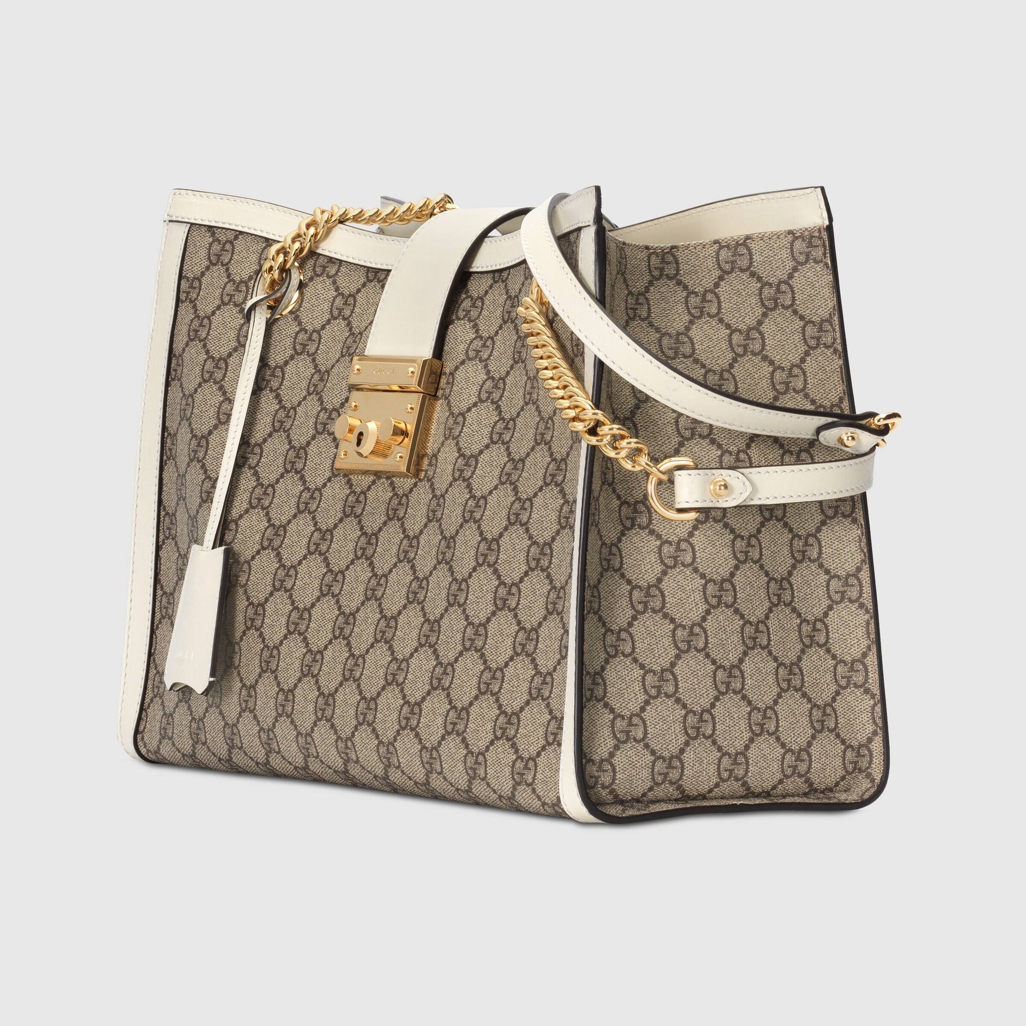 Gucci Sac à épaule Padlock GG taille moyenne - Paris Deluxe