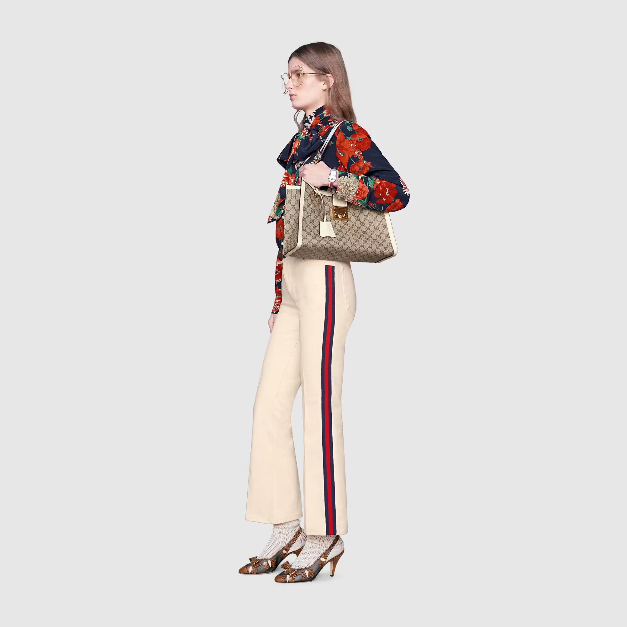 Gucci Sac à épaule Padlock GG taille moyenne - Paris Deluxe
