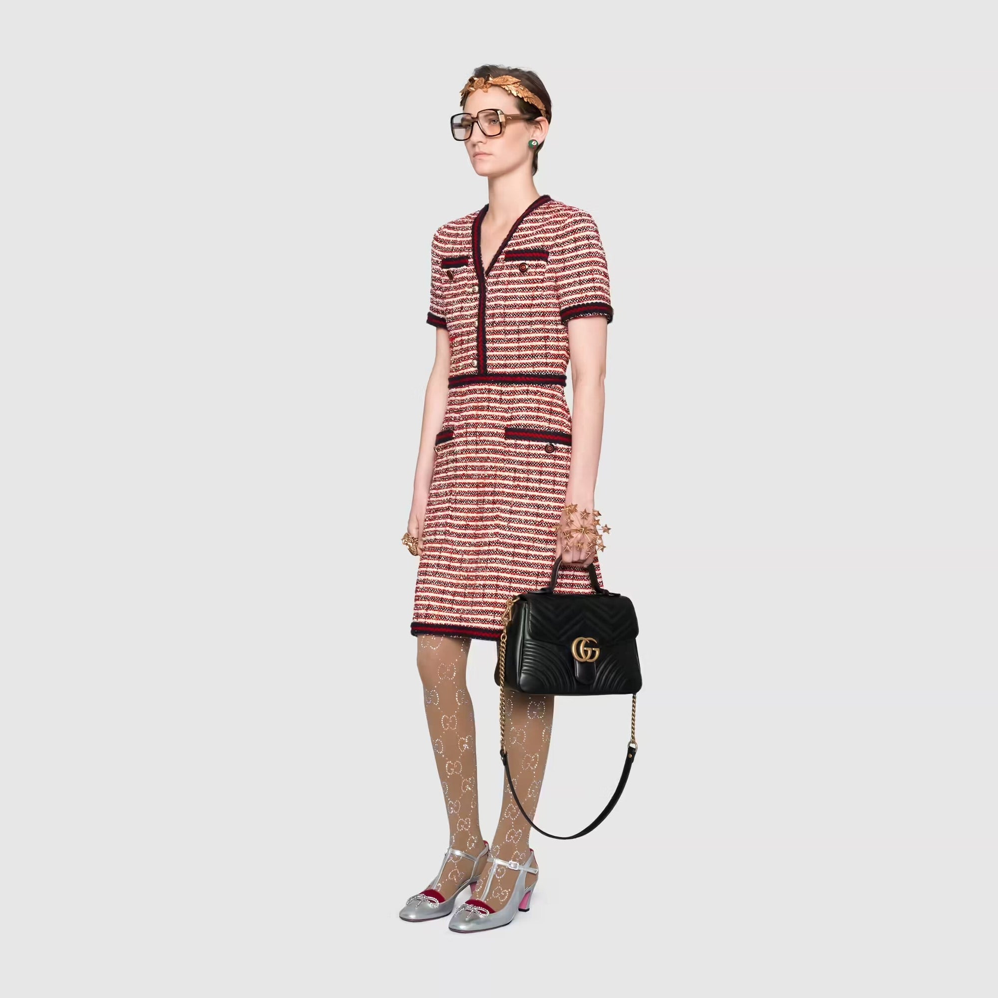 Gucci Sac à main petite taille à motif GG Marmont - Paris Deluxe
