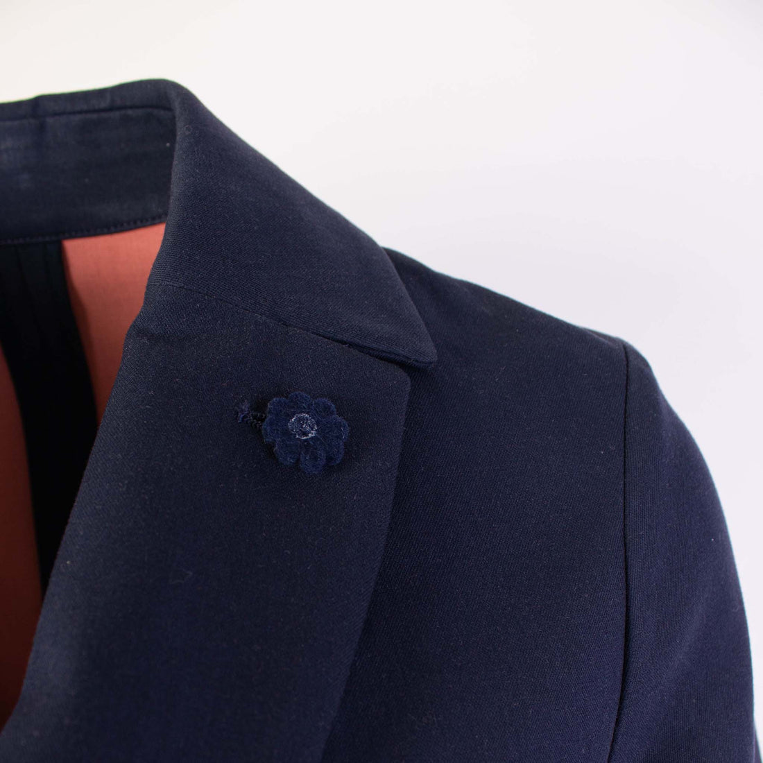 Lardini Elegant Blue Cotton Trench Jacket