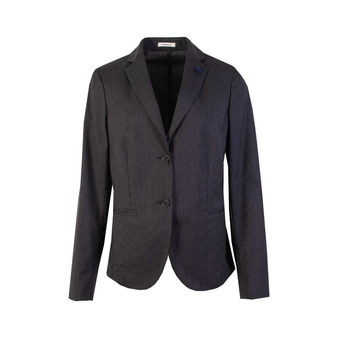 Lardini Chic Grey Wool Jacket - Timeless Elegance