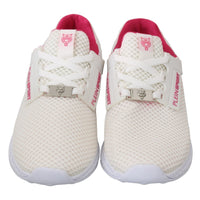 Philipp Plein White Pink Polyester Becky Sneakers Shoes - Paris Deluxe