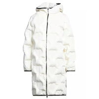 Love Moschino Chic Quilted Heart Long Down Jacket