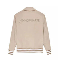 Hinnominate Chic Hazelnut Beige Bomber Jacket - Collegial Style