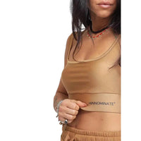 Hinnominate Elegant Stretch Lycra Logo Top