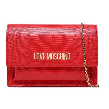 Love Moschino Chic Faux Leather Pink Shoulder Bag