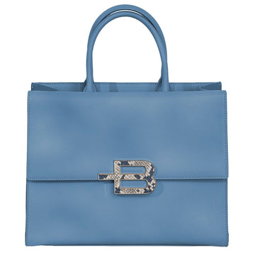 Baldinini Trend Chic Calfskin Handbag with Magnet Detail