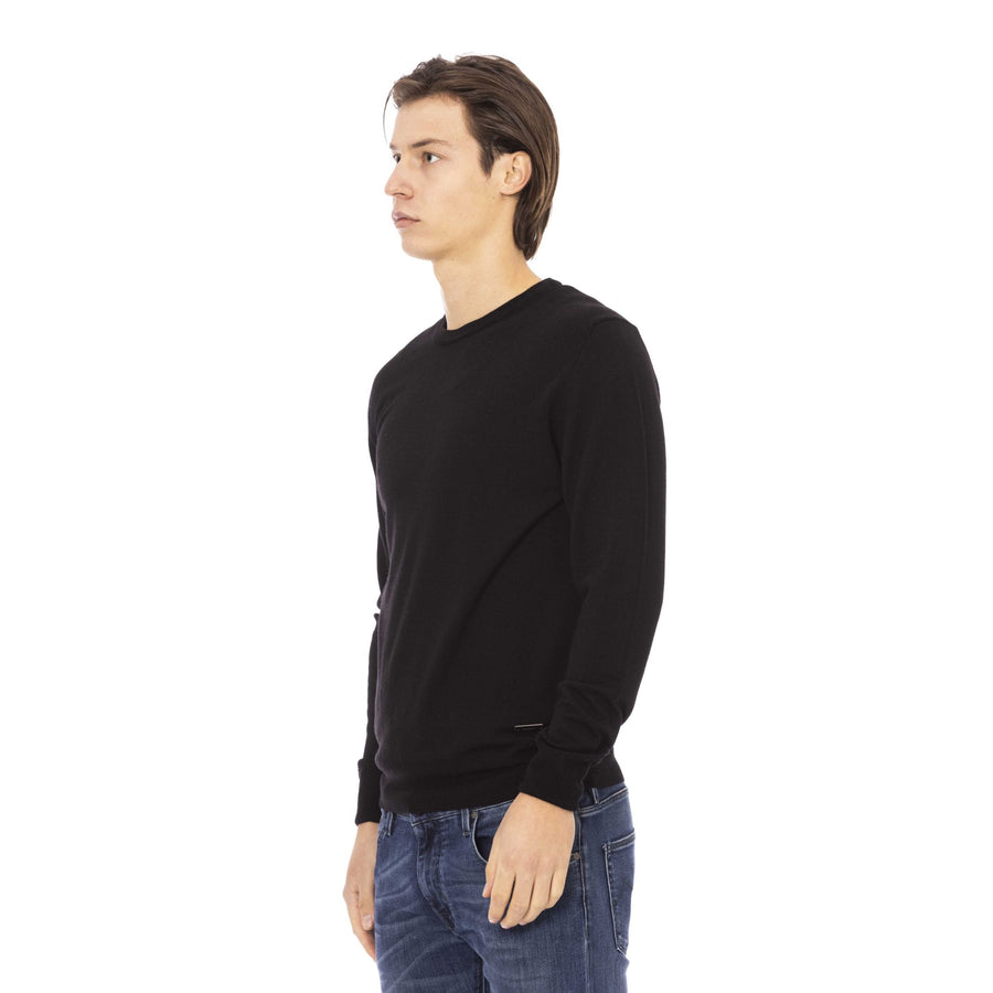 Baldinini Trend Elegant Black Turtleneck Sweater