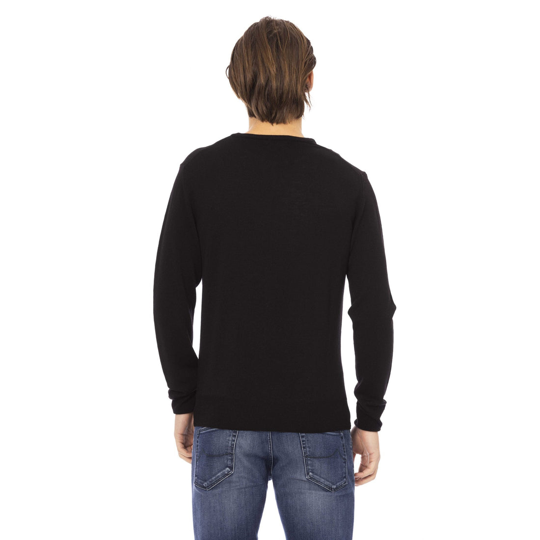 Baldinini Trend Elegant Black Turtleneck Sweater