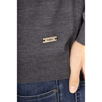 Baldinini Trend Elegant Crewneck Monogram Sweater