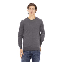 Baldinini Trend Elegant Crewneck Monogram Sweater