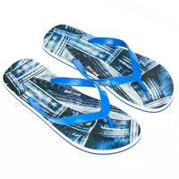 Just Cavalli Trendy Light Blue Flip Flops for Men