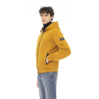 Baldinini Trend Elegant Yellow Short Hooded Jacket