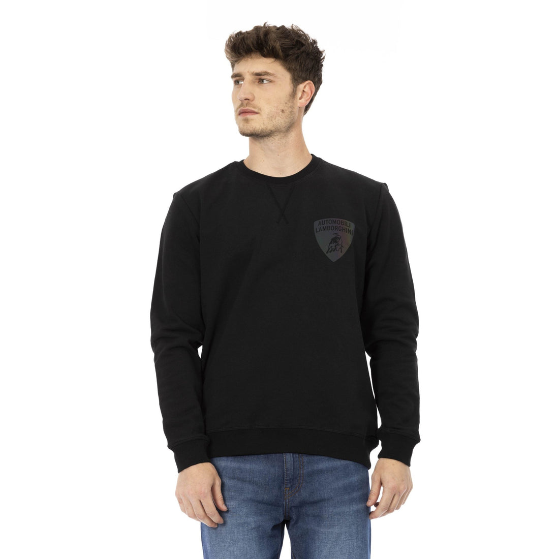 Automobili Lamborghini Elegant Shield Logo Crewneck Sweatshirt