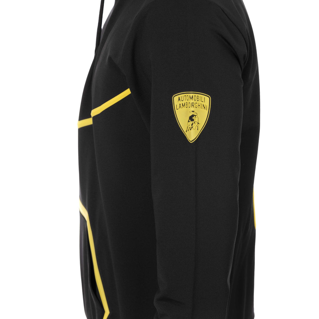 Automobili Lamborghini Sleek Hooded Sweatshirt with Embossed Details