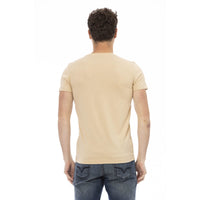 Trussardi Action Beige Short Sleeve Luxury Tee