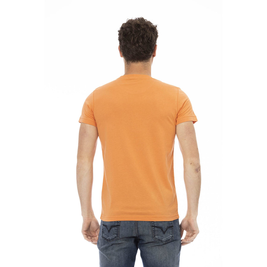 Trussardi Action Elegant Orange Short Sleeve Tee