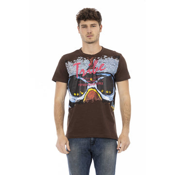 Trussardi Action Elegant Brown Short Sleeve Tee