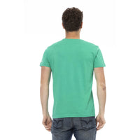 Trussardi Action Emerald Casual Elegance Short Sleeve Tee