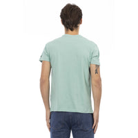 Trussardi Action Elegant Short Sleeve V-Neck Tee