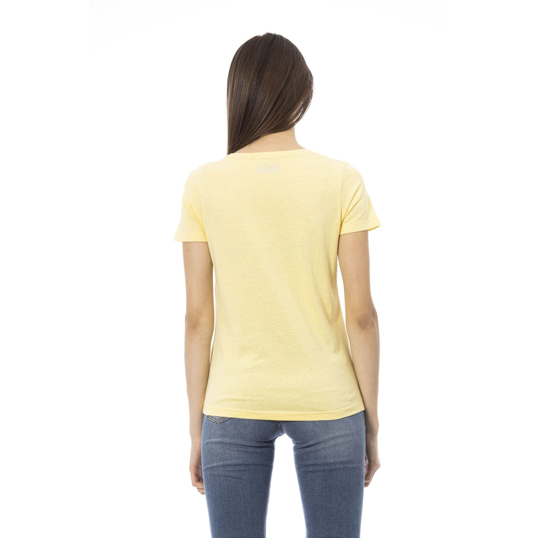 Trussardi Action Sunshine Yellow Casual Chic Tee