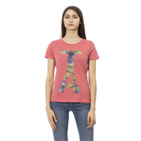 Trussardi Action Chic Fuchsia Short Sleeve Fashion Tee