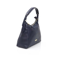 Baldinini Trend Elegant Blue Shoulder Bag with Golden Detailing