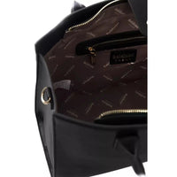 Baldinini Trend Elegant Black Shoulder Bag with Golden Accents