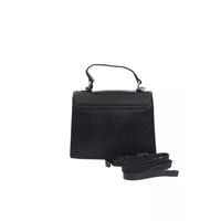 Baldinini Trend Elegant Black Shoulder Bag with Golden Accents