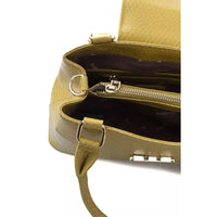 Baldinini Trend Elegant Yellow Double-Compartment Shoulder Bag