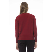 Baldinini Trend Elegant Wool-Cashmere Crew Neck Sweater