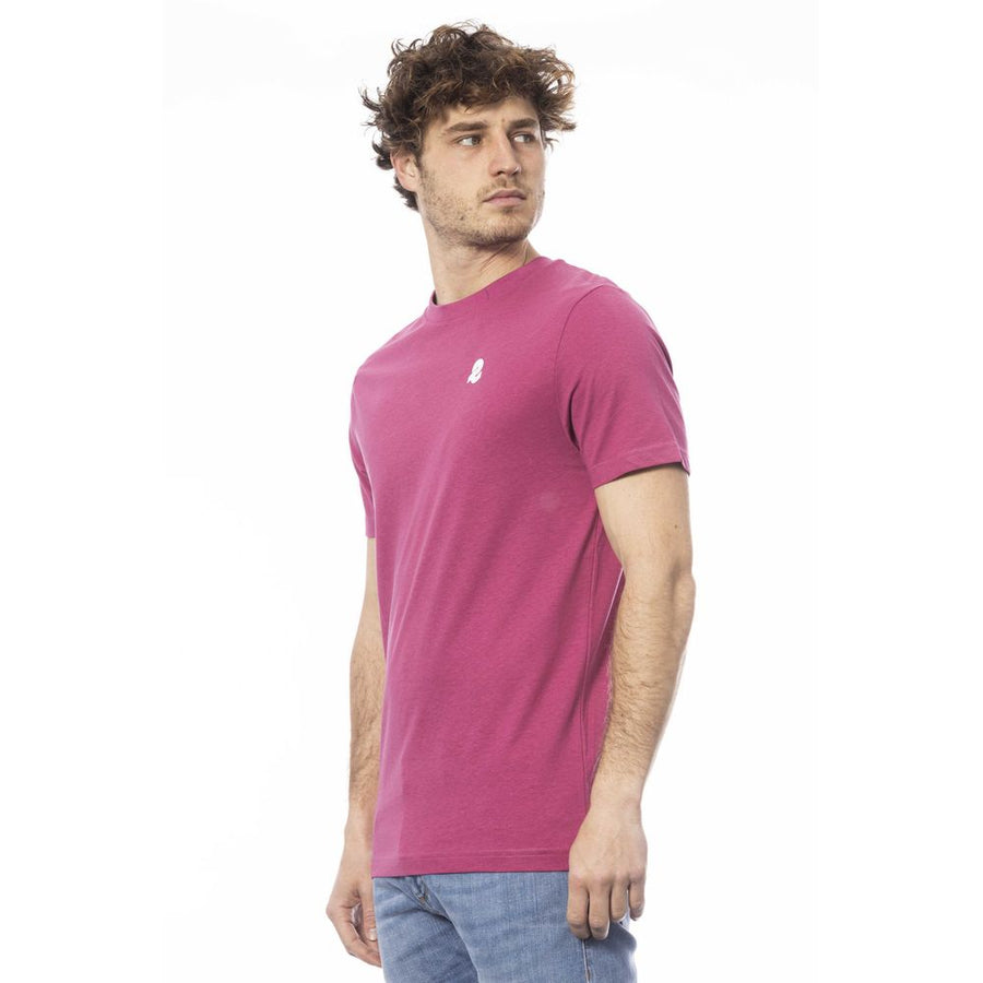 Invicta Purple Cotton Crew Neck Tee