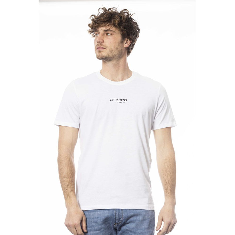 Ungaro Sport Elegant Crew Neck Logo Tee