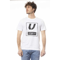 Ungaro Sport Chic White Cotton Crew Neck Tee