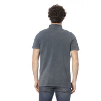 Distretto12 Chic Gray Cotton Sweater with Short Sleeves