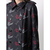 Love Moschino Black Polyester Women Coat