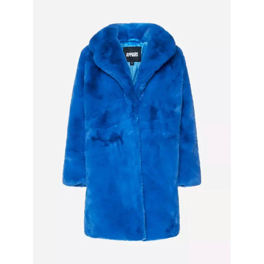 Apparis Chic Sapphire Eco-Fur Jacket – Unparalleled Warmth