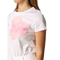 Love Moschino Chic Graphic Cotton Tee for Her