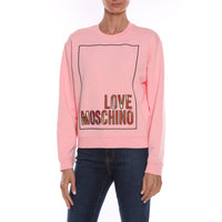 Love Moschino Graphic Cotton Tee Dress in Pink