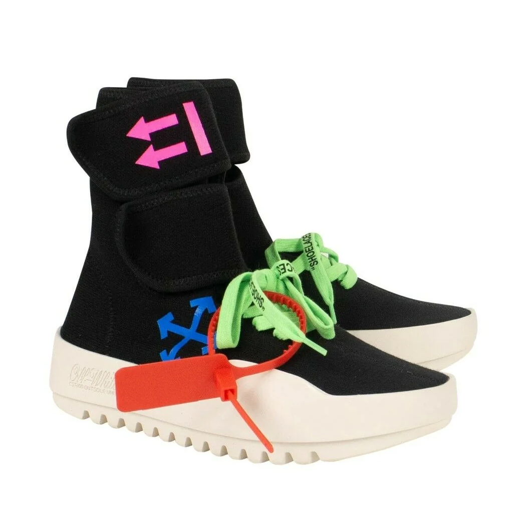 Off-White Striking Moto Wrap Sneakers with Iconic Logo Print