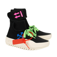 Off-White Striking Moto Wrap Sneakers with Iconic Logo Print