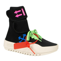 Off-White Striking Moto Wrap Sneakers with Iconic Logo Print