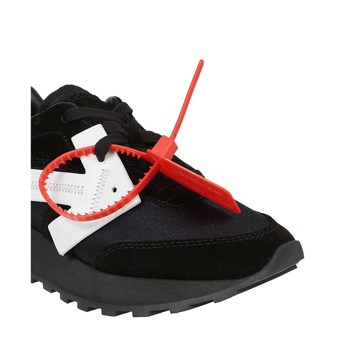 Off-White Chic Suede Arrow Lace-Up Sneakers