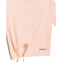 Hinnominate Chic Knotted Pink Cotton Tee